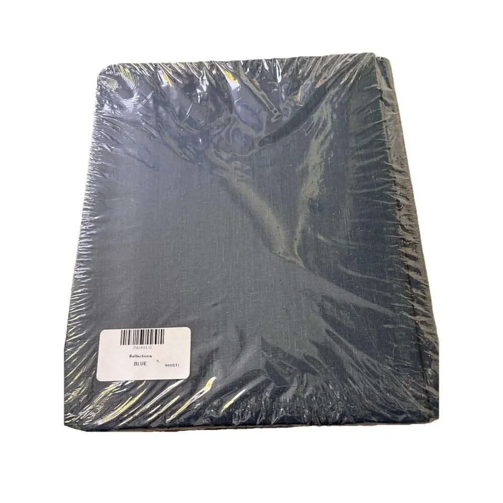 Sealed Creative Memories 8.5 X 11 Blue Reflections Scrapbook Album w/Gold Foil